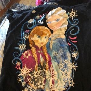 Frozen girl shirt size large 10/12